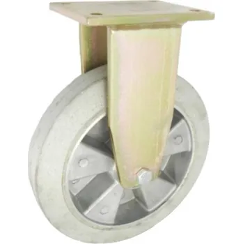 Příslušenství k zahradní technice Pryžové kolo 250 mm pevná vidlice s deskou