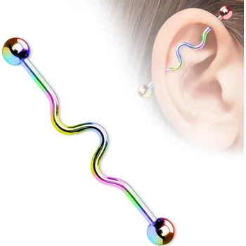 Piercing Šperky4U Industrial piercing - ID01013-AB