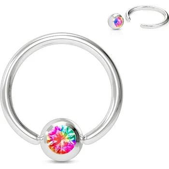 Piercing Šperky4U Piercing - kruh 1,6 x 11 mm - K01023-1611AB