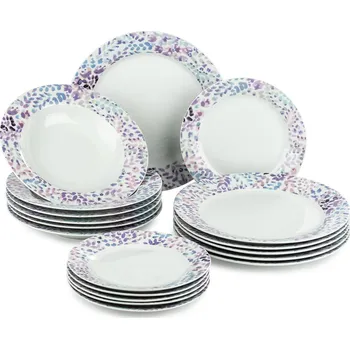 Talíř Mäser 17928 Wild Berries fialové 18 ks