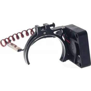 RC náhradní díl Motor větráček 40x40mm s hliníkovým držákem - černý