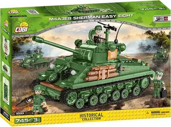 Stavebnice COBI COBI World War II 2533 M4A3E8 Sherman Easy Eight