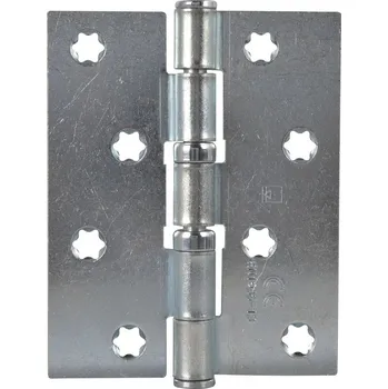 pant Závěs pro bezfalcové dveře, 127 x 102 x 3,0 mm, ocel pozinkovaná | Dveře a&nbsp;dveřní příslušenství Dveřní panty, Dveřní závěsy Dveřní závěsy k&nbsp;našroubování