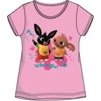 Chlapecké tričko Sun City Tričko s krátkým rukávem Zajíček Bing růžové bavlna 116 cm
