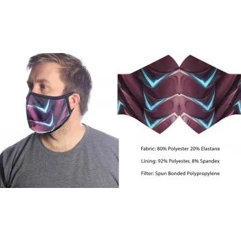 Pánské tričko Rouška Wild Bangarang - Red Dragon Velikost: M