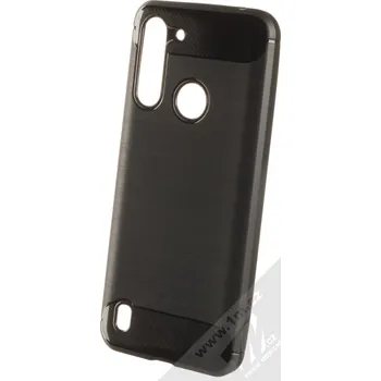 Pouzdro na mobilní telefon 1Mcz Carbon TPU ochranný kryt pro Moto G8 Power Lite černá (black)