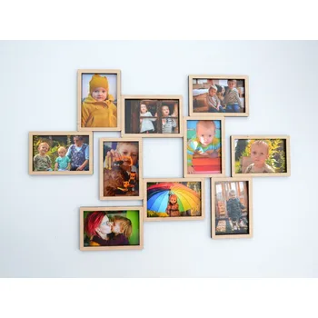 Fotorámeček Fotorámeček na 10 fotografií Varianta provedení: Bez gravírování