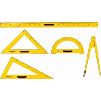 pravítka Linex Sada rýsovacích pomůcek na školní tabule