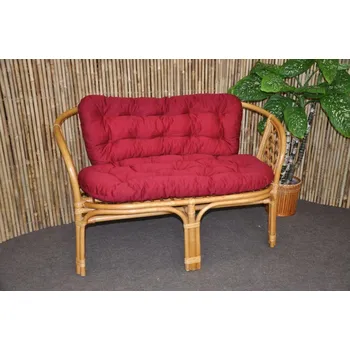 Axin Trading s.r.o. Polstr na lavici Bahama vínový