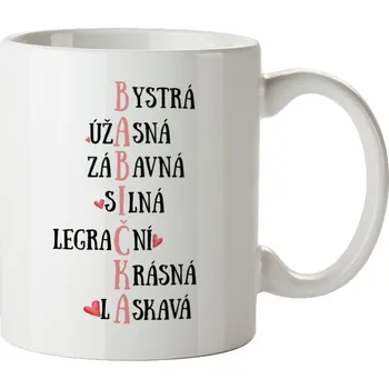 Dárkový hrnek BABIČKA