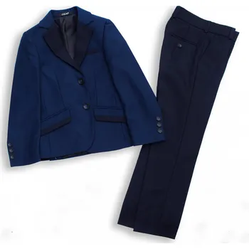 LiLuS Chlapecký společenský oblek tmavě modrý luxusní Velikost: 152