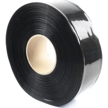 Stavební fólie Černá smršťovací PVC fólie šíře 50mm, průměr 30mm