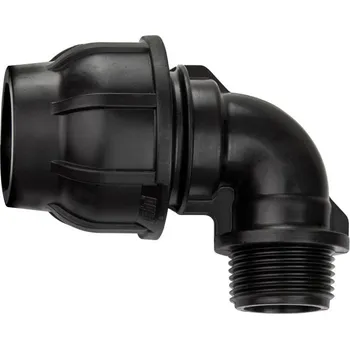 Vodovodní potrubí Gebo PE šroubová spojka úhlová 32 mm 1" AG