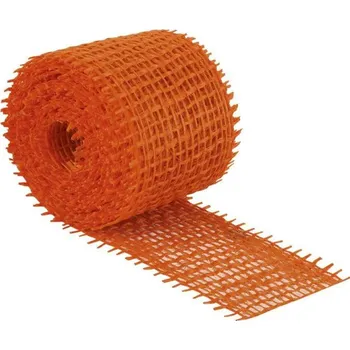 Jutový dekorační pásek oranžový 3m/4cm