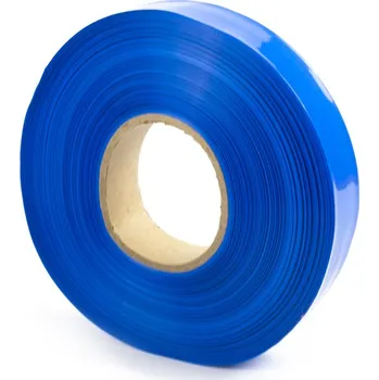 Stavební fólie Modrá smršťovací PVC fólie šíře 30mm, průměr 18mm