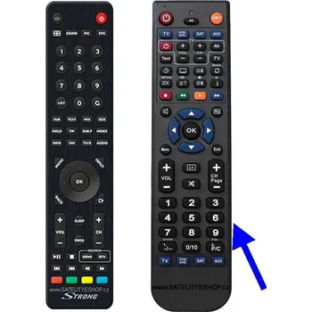 Dálkový ovladač Strong SRT40FC4003 náhradní