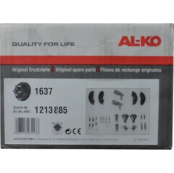 Brzdová čelist Čelisti brzdové AL-KO 1635,1636,1637,1636G velká sada na 2 kola