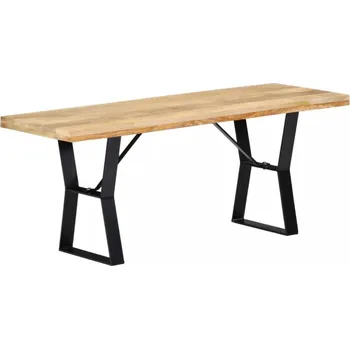 Předsíňová stěna Lavice hnědá / černá Dekorhome