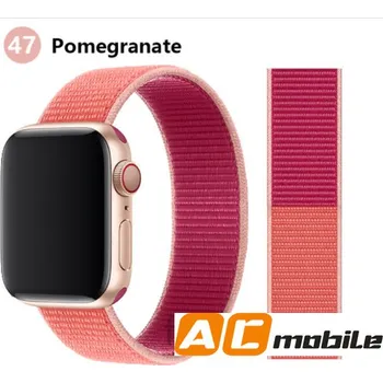 Příslušenství k chytrým hodinkám Nylonový Pásek Pro Apple Watch 38/40/41 Mm Možnosti: Pomegranate