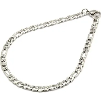 Náramek Pánský ocelový náramek Figaro, tl. 4mm