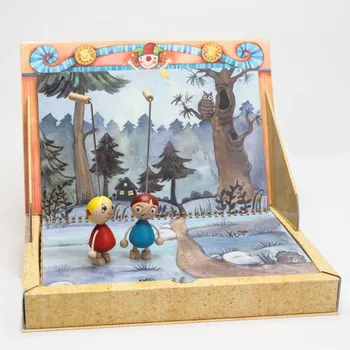 Loutkové divadlo GERLICH ODRY Knižní loutkové divadlo 4 loutky