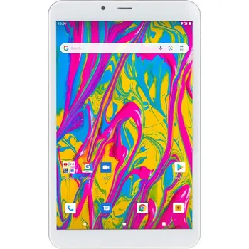 Tablet Umax Visionbook T8 16 GB stříbrný/bílý (UMM240T8)