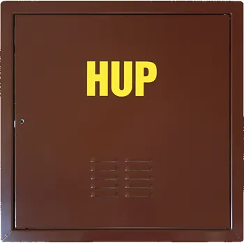 Revizní dvířka M&D 5050HH 500 x 500 mm HUP hnědý lak