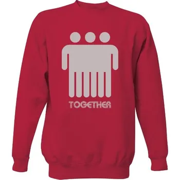 Pánská mikina Mikina bez kapuce Unisex s potiskem Together pánské