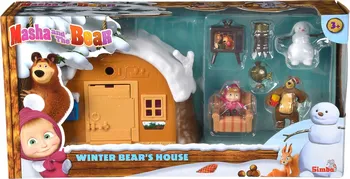 Domeček pro panenku Simba Máša a medvěd Zimní dům medvěda