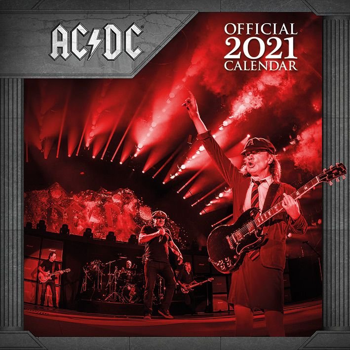 Foto Kalendář Curepink AC/DC Official Calendar 2021 Zbozi.cz