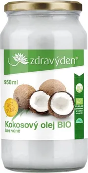 Rostlinný olej Zdravý Den Kokosový olej Bio bez vůně