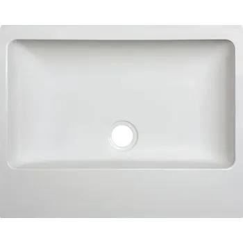 Umyvadlo Sanplast Umyvadlo litý mramor Unb-M/FREE 50x40x8 cm, bílá