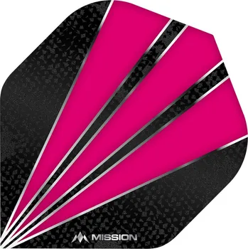 Příslušenství pro šipky Mission Letky Flare - Pink F1267