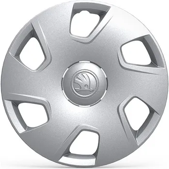 Poklice na kolo Škoda Dakara stříbrná 15