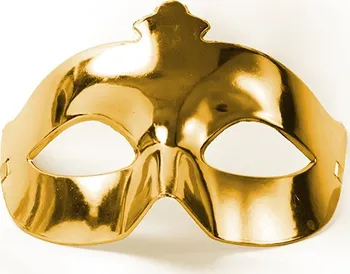 Karnevalová maska Partydeco Škraboška zlatá
