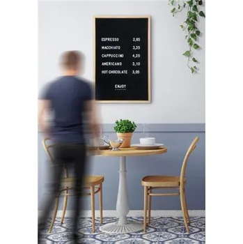 Nasouvací tabule 60x80cm s 252 plast.písmeny,čísly a symboly WLB-TE-60-80