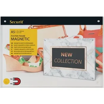 Akrylátový oboustranný A5 rámeček pro vložení plakátku se silnými magnety PFT-MAG-A5