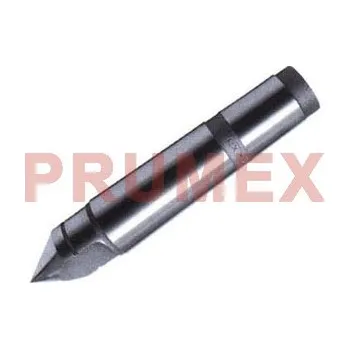 Příslušenstí k soustruhu Upínací hrot zploštělý s vrcholovým úhlem 60° a vložkou ze slinutého karbidu, 243317, Mk5