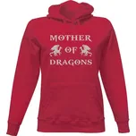 Dámská mikina s kapucí s potiskem Mother of dragons dámské