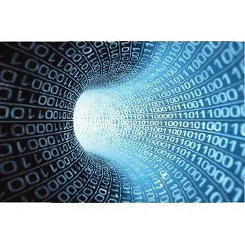 Obraz DIMEX | Obraz na skle | Binární proud GL-45-031 | 45 x 30 cm + Skleněný fotoobraz na stěnu české výroby DIMEX - GL-45-031 Binární proud, v rozměru 45 x 30 cm