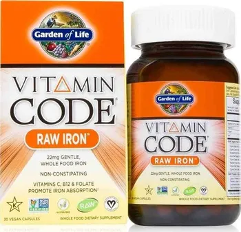 Garden of Life Vitamin Code RAW Iron 30 cps.