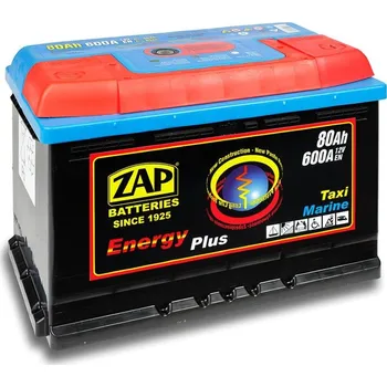 Autobaterie Autobaterie 12V 80AH ZAP 600A ENERGY ZAP 95807 (276x175x190)