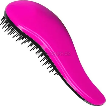 kartáč na vlasy Dtangler kartáč růžový lesklý