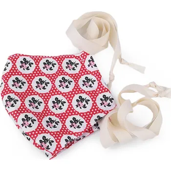 rouška Stoklasa Bavlněná rouška na uvazování červená