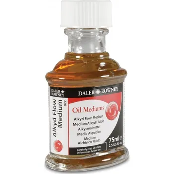 Speciální výtvarná barva Daler Rowney Daler-Rowney, přípravek Alkyd Flow Medium 75 ml.