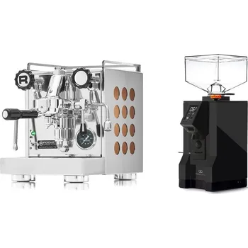 Příprava kávy Rocket Espresso Appartamento, copper + Eureka Mignon Perfetto,…