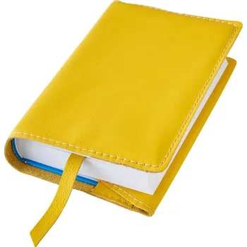 Obal na knihu Variabilní obal se záložkou Barva kůže: Žlutá (D49)