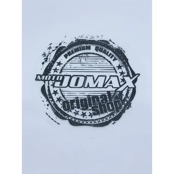 Dárková krabička Samolepka kulatá MOTOJOMAX černá Velikost: Ø 8