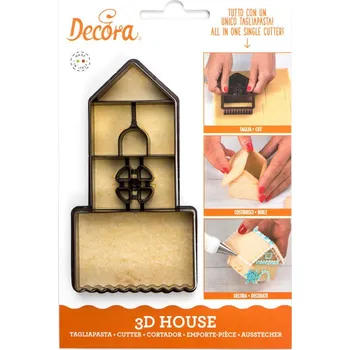 Vykrajovátko Decora Vykrajovátko na perníčky 3D dům