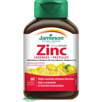 Jamieson Zinc citrón a máta 60 pas. Jamieson Zinc citrón a máta 60 pas.